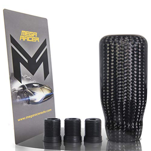 Mega Racer 1 Carbon Fiber Shift Knob Black Shift Knob Shifter Knobs Gear