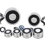 1pcs Suction 0.3~120KG Electromagnet DC 12v Electromagnetic Closed Solenoid Small Electro Magnet 24V Coil Imans 12/24 Volt(D20H15mm 3KG,DC 12V)