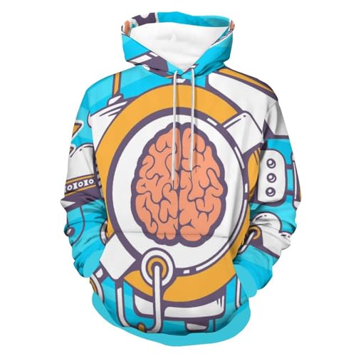 Hoody sweatshirt unisexe manches longues pour ne plus avoir froid en taille S