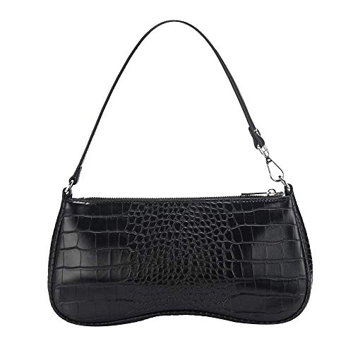 JW PEI Bolsa de ombro feminina Eva, Preto, Small