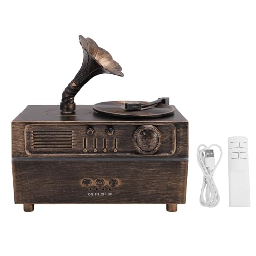Diffuseur de brume rétro style gramophone pour relaxation et spa - 8