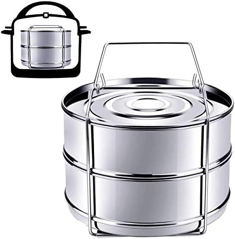 how to use stacked steamer in instant pot