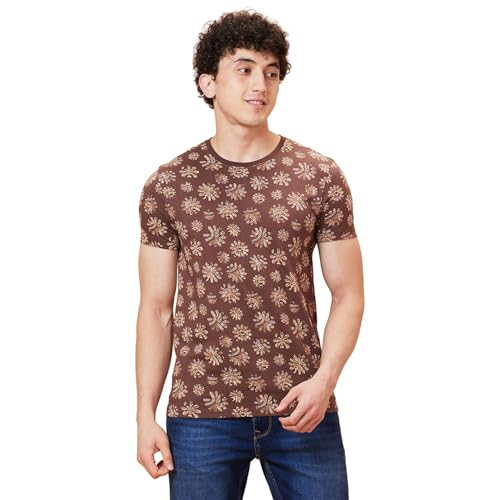 Image of Being Human Coffee Regular Fit Round Neck Men's T-Shirt Clothing
