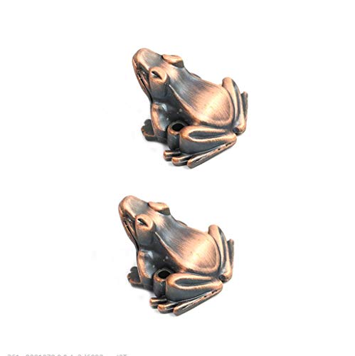 sleeri Incense Stick Holder - Incense Holder - Incense Burner Stick Holder Censer, Frog Incense Stick Holder, Cute Frog Shaped Incense Burner Holder for Incense Stick Home Decoration /2PCs (Copper)