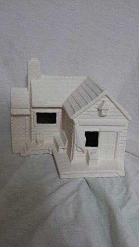 Village Post Office 6" x 7" x 6" Ready to Paint Ceramic Bisque