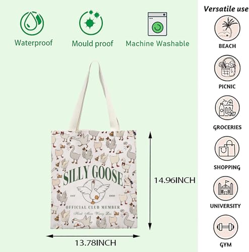 Bolso Tote Inspirado en Ganso Kawaii Silly miniatura 4