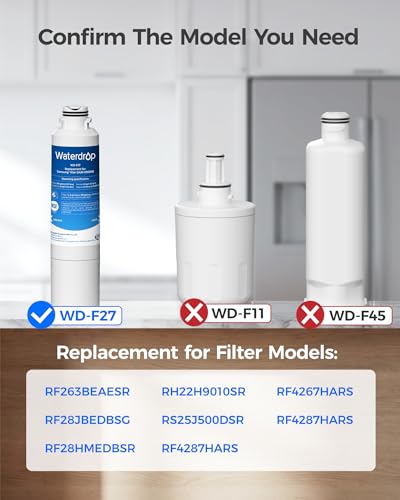 Waterdrop 00020B Replacement Refrigerator Water Filter (3-Pack) view 3