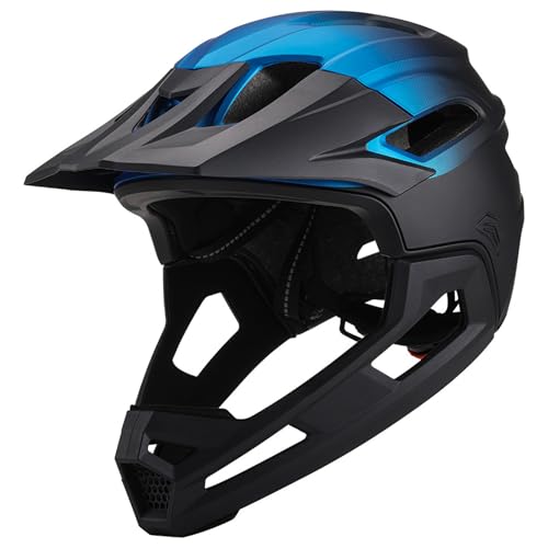 Casco de ciclismo ajustable para adultos con barra de barbilla extraíble y peso ligero