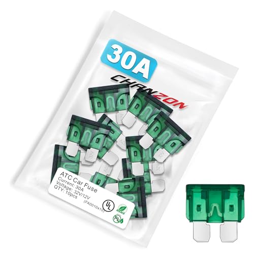 Chanzon 10pcs ATC 30A 32V�u���[�h�q���[�Y�iATO APR�W���j30A�����ԃg���b�NSUV�p�����u���[