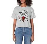 Stranger Things 4 Hellfire Club Logo Women's Crop Top