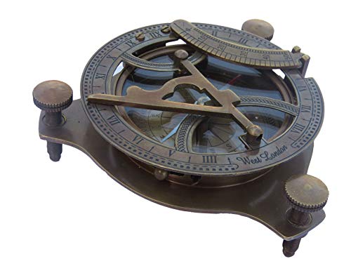 Brass Antique Sundial Compass 5
