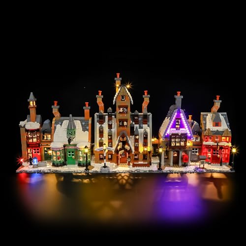 Image of YEABRICKS LED Light for Lego-76457 Harry Potter Hogsmeade Village - Collectors' Edition Building Blocks Model (Building Set NOT Included)