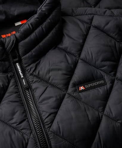 Superdry Para Hombre. M5012145A Chaqueta Acolchada Fuji Lite Negro (S), Casual, PoliéSter - 6