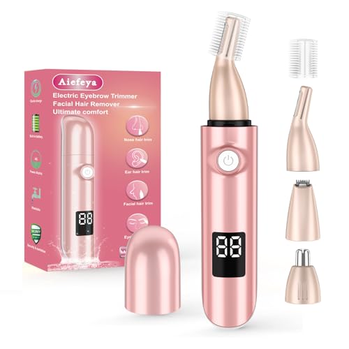 Aiefeya Hair Trimmer for Eyebrow, Nose, Ear, Body Grooming