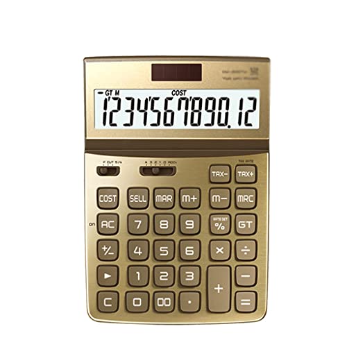 12-cyfrowy kalkulator Piano Paint Panel Office Finance Solar Computer Modne piękne materiały biurowe (kolor: C, rozmiar)