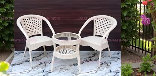 Image of India Garden Patio Seating Chair and Table Set Outdoor Balcony Garden Coffee Table Set Furniture with Table and Chairs Set