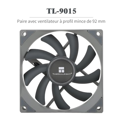 Thermalright TR AXP90-X53 Low Profile chłodzenie powietrza CPU, wysokość 53 mm, wentylator TL-9015 Slin PWM, technologia AGHP, do AMD AM4/AM5 Intel 1700/115X/1851/1200