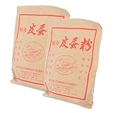 FUNOMOCYA 2 Bolsas Polvo De Huevo Centenario Receta Casera De Huevo Polvo Receta De Flor De Pino Cocina Asiática Mezcla Para Centenario Preparación De De Gallina