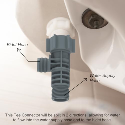 7/8 Inch Bidet T Adapter, T Valve, Bidet Tee Connector for All PF2 and Newer Washlets by Holdly - Image 2