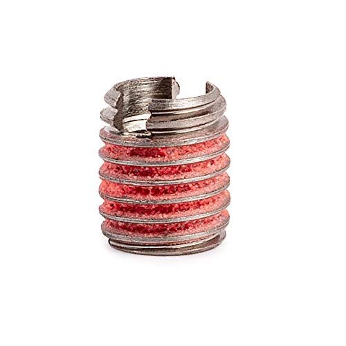 Image of E-Z LOK Threaded Insert for Metal Thin Wall 303 Stainless Steel Thread Inserts 8-32 x 1 /4-28 Pack of 5