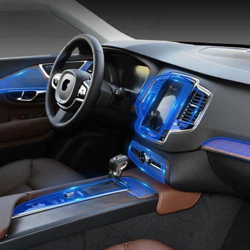 Película protectora transparente de TPU para consola central de Volvo XC90 2015-2023