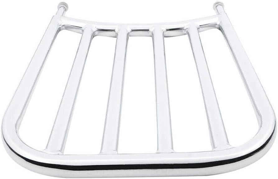 Chrome Backrest Bar Luggage Rack Fits Chief Vintage Steel CBSBLRFICVC121423 901-63888