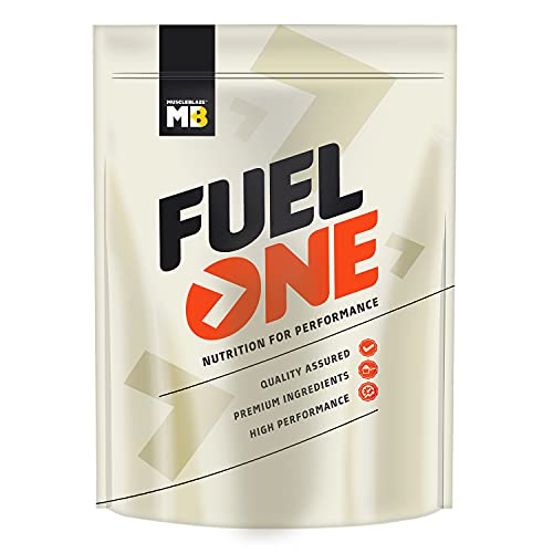 Image of MuscleBlaze Fuel One Whey Protein, Chocolate, 1 kg / 2.2 lb with BCAA, Fruit Punch, 250 g / 0.55 lb (Combo Pack)