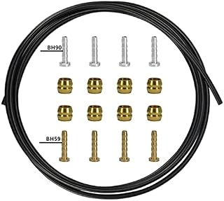 CYSKY Brake Hose Kit Bike Hydraulic Disc Brake Oil Tube 2500mm Bike Hydraulic Disc Brake Hoses Kit Brakes for SRAM/Shimano BH59 BH90 Mountain Bike Road Bicycle