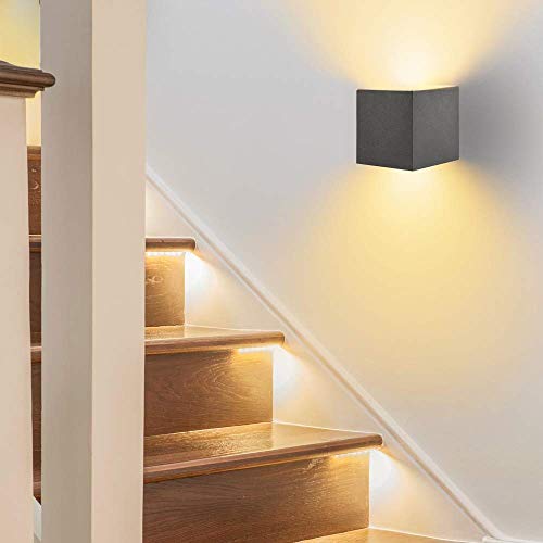 Applique murale LED 10W blanc chaud avec faisceau réglable IP65