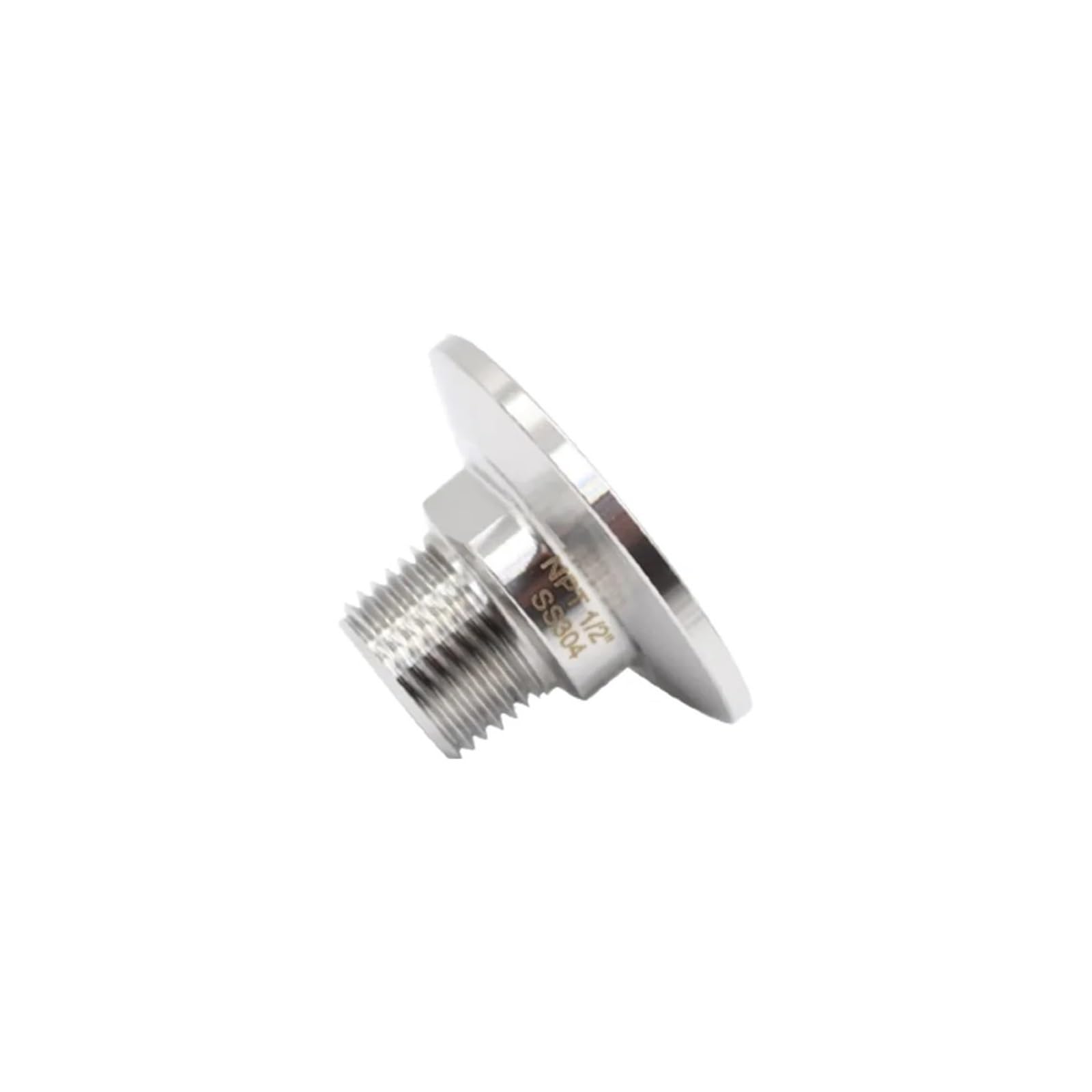 Zewnętrzny gwint NPT ze stali nierdzewnej 304 do tulejki z trzema zaciskami, złącze rurowe adaptera(1l4 inch-64mm)