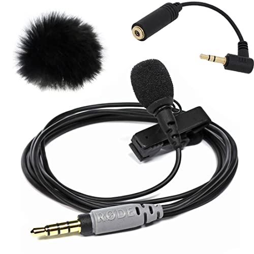 RØDE SmartLav+ Micro Cravate Smartphone anti bruit de vent avec adaptateur ADP03 et Keepdrum