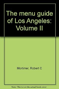 Paperback The menu guide of Los Angeles: Volume II Book