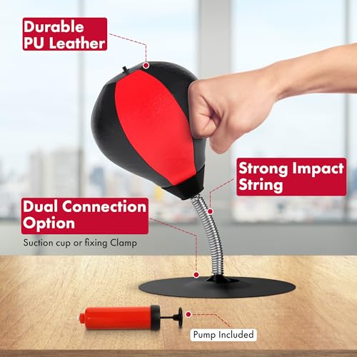 GLACIAL Desk Punching Bag for Adults, Desktop & Golf Cart, Stress Relief - image 2