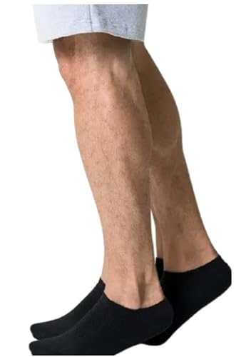 Kit Com 03 Meias Modelo Tipo Sapatilha Invisível Masculino Feminino Unissex Algodão Confortável Calc