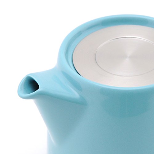 Forlife Stump Teapot With Sls Lid And Infuser, 18-Ounce, Turquoise #TOP3