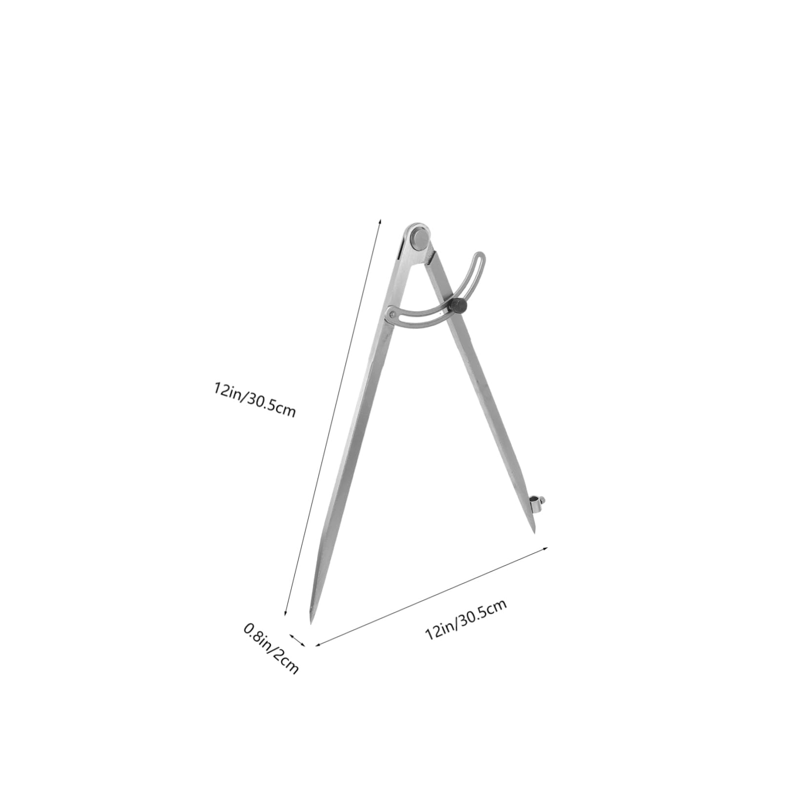 DOITOOL 4 Piezas Multifuncional de Dibujo Geométrico de Precisión Herramienta para Estudiantes y Diseñadores de Compases de Matemáticas Material de Resistente y Duradero