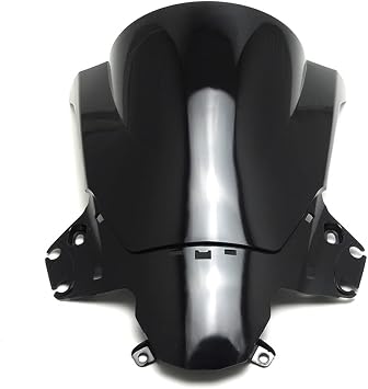 Fairing ABS Windshield Spoiler Windscreen Air Wind Deflector Compatible for Honda CBR250R CBR250 CBR 250 R MC 41 2010 2011 2012 2013 2014 2015 Black