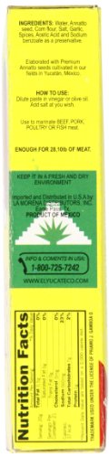 El Yucateco Achiote Paste, 15 Ounce #TOP1
