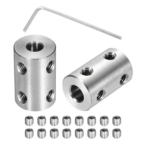 Accouplement rigide 5mm 6mm pour moteur pas à pas, coupleur acier avec clé hexagonale