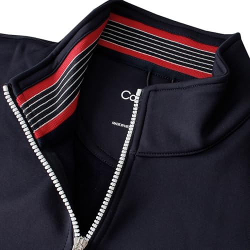 Calvin Klein Herren Scale CK Insul-Lite 1/2 Zip Golfpullover - Marine - XL