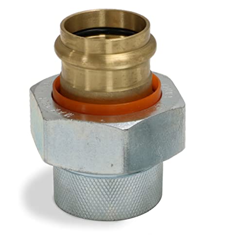 Highcraft Dielectric Union Pipe Fittings 3/4 in. FIP x Press Lead-Free Galvanized Brass