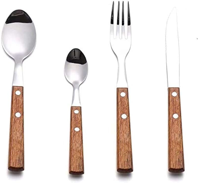 wood handle flatware