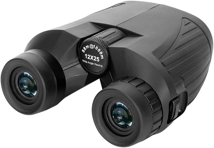 Miniatura 8 de Binoculares de alta resolución 12 x 25 ópticas Clear Vision Tamaño compacto para viajes, camping, senderismo, observación de aves, vida silvestre,