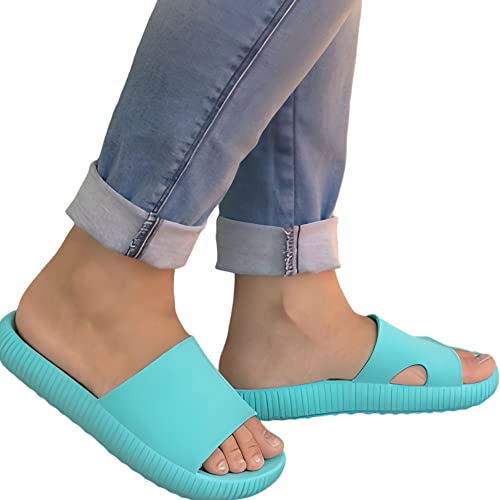 Chinelo Nuvem Ortopédico Macio Feminino Masculino Leve (39/40, Azul)