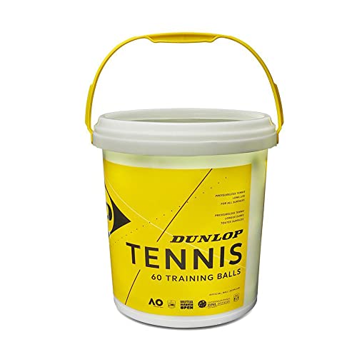DUNLOP Cubo de Bolas vacío con Tapa para 60 Bolas