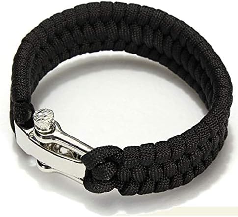 Miniatura 3 de Outdoor Gadgets - Cuerda de campamento con hebilla de acero, pulsera de supervivencia al aire libre, 1 cuerda de paracaídas para acampar y