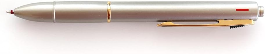 Yasutomo QuadPoint Pen, Silver Satin