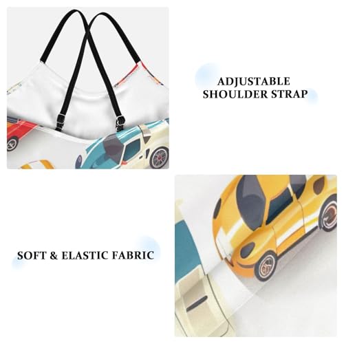 Cute Cartoon Cars White Swimsuit Toddler Girl, Beach Bathing Suits Girls, Summer Swimsuits Girls3