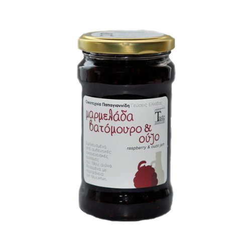 Papayiannides - Mermelada de frambuesa y uzo - Tarro de vidrio, 380 g