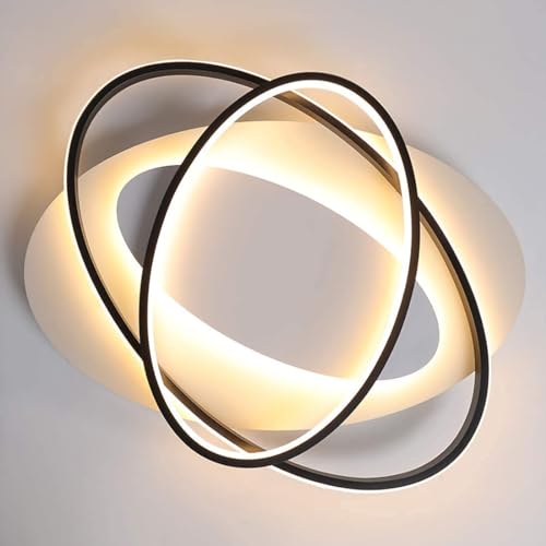 Lustre plafonnier LED moderne dimmable en acrylique pour chambre